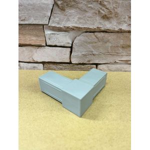 Volièrebouw hulpstuk 25 mm L stuk - aluminium volière - zelfbouw volière
