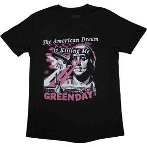 Green Day - American Dream Heren T-shirt - M - Zwart