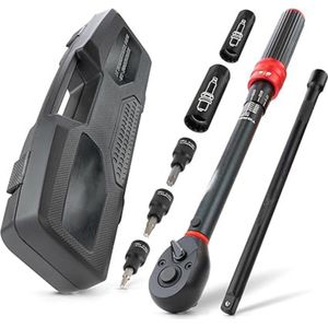 DailySupplies® Momentsleutel Auto - Fietsgereedschap - Dopsleutelsets - Doppenset - Zwart met Rood