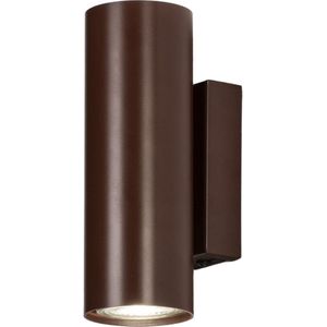 Lumidora Wandlamp 74997 - 2 Lichts - GU10 - Rood - Bruin - Metaal