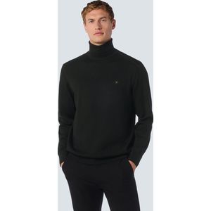 No Excess Mannen Col Pullover Zwart S