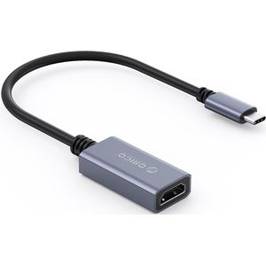 ORICO USB-C naar HDMI adapter - 4K @ 60Hz - Aluminium - Grijs