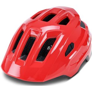 CUBE Fietshelm Linok - Kinderhelm - 11 Ventilatiegaten - Met LED-lamp - MIPS - EPS In-Mould - 52-57 cm - M- Rood