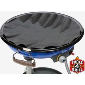 Tools4grill  2 stuks Anti-aanbakfolie - bakvel rond - Herbruikbaar - Ø 48 Cm / 19 inch  o.a. geschikt voor Cadac skottel en (kamado) BBQ