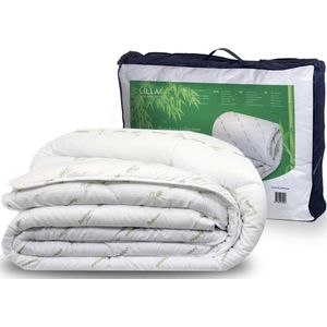 LILLA24 | 240x220 - Bamboe zomerdekbed - Enkel dekbed - Warmteklasse 4 - Anti-allergisch - 30 dagen proefslapen - Verkoelend dekbed