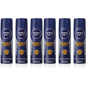 Nivea Men Ultimate Protect Deodorant Spray 6x150ml - Voordeelverpakking