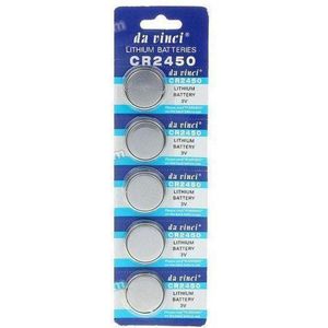 Lithium knoopcel CR2450 (5 stuks)