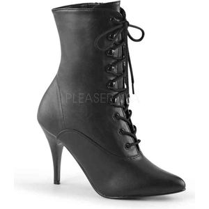 EU 47 = US 16 | VANITY-1020 | 4 Lace-Up Ankle Boot, Side Zip