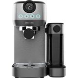 Cecotec Power Espresso 20 Steel Pro Latte Halfautomatisch koffiezetapparaat, 1350 W, thermoblok, ForceAroma 20 bar, volmelkhoude