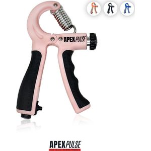 ApexPulse Handtrainer - Verstelbaar - Vingertrainer - Handknijper - Roze