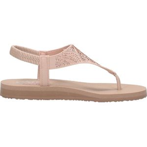 Skechers Meditation - New Moon Sandalen Plat - roze - Maat 41