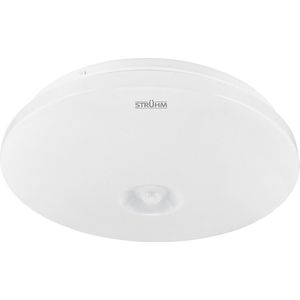 WINYL - Led Opbouw - Plafondlamp 18w 4000K Daglicht wit - 1730 Lumen - PIR SENSOR - met dag en nacht sensor - Wit - Diameter 325 mm