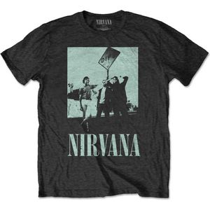 Nirvana - Dips Heren T-shirt - S - Zwart