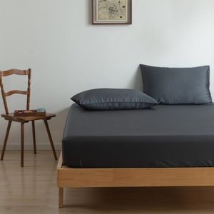 Boomba Bamboo Premium Hoeslaken 400TC Donker blauw 100% natuurlijk bamboe 80x200x35