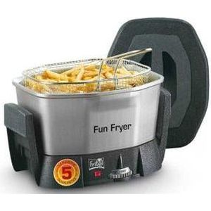 Fritel FF 1200 Één/Één Onafhankelijke Friteuse Antraciet - Metallic - Friteuse - Grijs