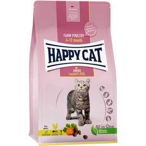 Happy Cat Junior Kattenvoer - Gevogelte - 10 kg