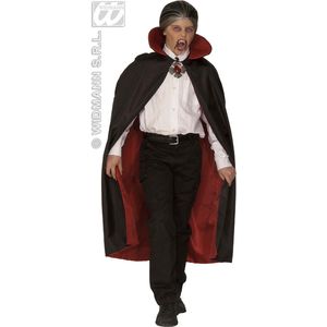 Rode en zwarte vampier cape voor kinderen - Verkleedattribuut