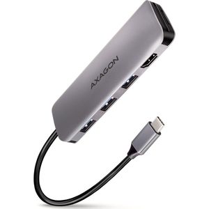 AXAGON HMC-HCR3A 3x USB-A + HDMI + SD/microSD, USB-C 3.2 Gen 1 hub, 20cm USB-C cable
