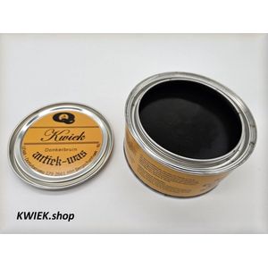 KWIEK antiekwas - DONKERBRUIN - de echte onderhoudswas volgens oudhollands recept - 375 ml - makkelijk in gebruik - meubel - antiek - meubelwas - bijenwas - boenwas - terpentijnwas - kleur donker bruin - De Enige Echte KWIEK was