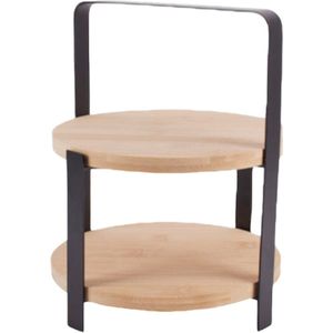 Gusta Etagere - Serveertoren - Bamboe - 2 laags - 39 cm