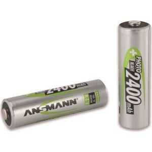 Ansmann NiMH batterij Mignon 2400mAh Foto blister van 4