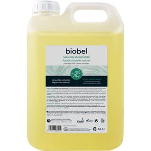 Biobel - Afwasmiddel - 5L – 100% Natuurlijk – Biologisch Afbreekbaar - Grootverpakking