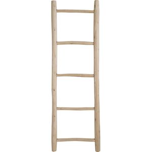 Decoratieve Ladder Naturel - Teakhout - 5x50x150cm - Teak Ladder - House Nordic