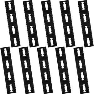 40 stuks Elektrische Afstandhouders voor Stopcontacten - Switch Receptacle Spacers - Zwart .