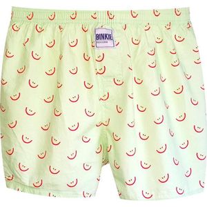 Binkie Boxershort Box | 1 Wijde Boxer  | Groene Appeltjes Boxershort |  Maat M/L