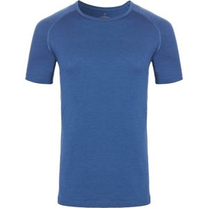 NOMAD® Pure Merino Thermoshirt Heren | Blauw | XXL | Korte Mouw | Thermo Shirt 100% Merinowol