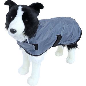 Boony Dog Fashion - Basic Hondenjas Waterproof - Kleur: Grijs - Ruglengte: 40 cm