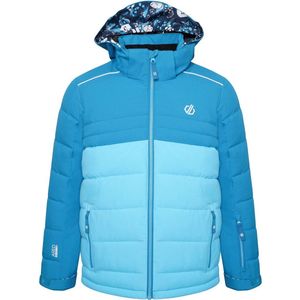 Dare 2B, Cheerful Ii Waterdicht Kinder Ski-Jack , Black/Fjord Blue, Maat 104