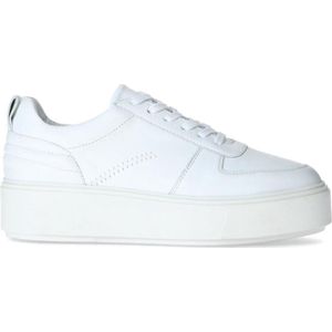 Sacha - Dames - Witte sneakers met plateauzool - Maat 42