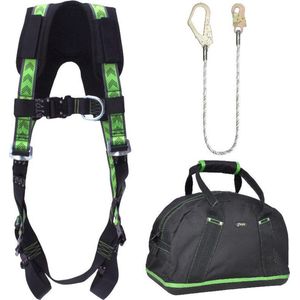 Kratos Complete set valbeveiliging Standaard-Plus - Weerhoudingslijn 1,5mtr - Maat S-L
