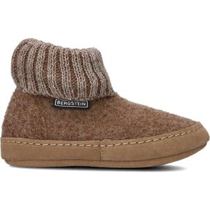 Bergstein Cozy Lux Pantoffels - Sloffen - Kids - Bruin - Maat 22