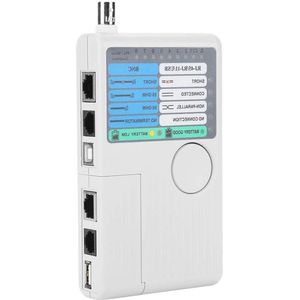 LAN-Kabeltester 4-In-1 Afstandsbedieningstester Draagbaar Meetapparaat USB-BNC Kabeltester Voor UTP-STP RJ11-RJ45 Kabeltester