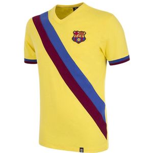 COPA - FC Barcelona Away 1978 - 79 Retro Voetbal Shirt - XL - Geel