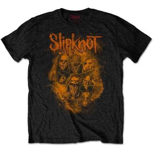 Slipknot - WANYK Orange Heren T-shirt - S - Zwart