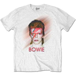 David Bowie - Bowie Is Heren T-shirt - 2XL - Wit