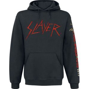 Slayer Final World Tour Trui met capuchon zwart M Heren