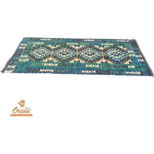 Tapijt - Vloerkleed - Vloerkleed Vintage - Vloerkleed Laagpolig - Laagpolige Vloerkleed - Rug - Kilim - Handgemaakte - Authentiek Cadeau - Speciaal Cadeau - Uniek Cadeau - Speciaal Present - Handgemaakt Vloerkleed - 204 cm * 83 cm