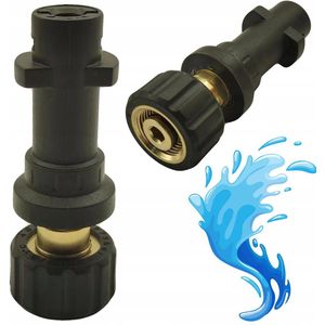 Adapter / adapter voor Kärcher K hogedrukreiniger naar M22*1,5 14mm (Kunststof)