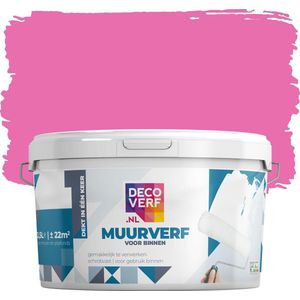 Decoverf muurverf mat, Warmroze, 2.5L