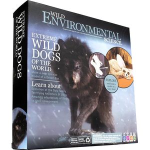 Wild Science - Wilde Honden en Wolven Speelgoed -Meest Extreme Dieren met Sjablonen en Diorama's- Speelgoed - Experimenteerset