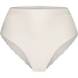 ten Cate Secrets high waist brazilian met kant off white voor Dames | Maat XL