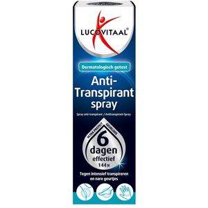 Lucovitaal - Anti-Transpirant Spray - Ongeparfumeerd - 40 ml