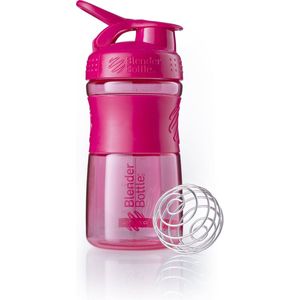 BlenderBottle SportMixer Tritan Grip - Eiwitshaker / Bidon - 590ml - Pink