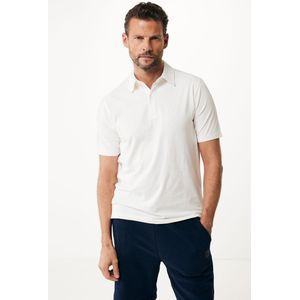 KEVIN Basic Single Jersey Polo Slim Fit Mannen - Off White - Maat XL