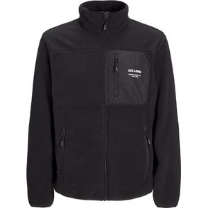 JACK&JONES PLUS JJTHEO FLEECE JACKET PLS Heren Jas - Black