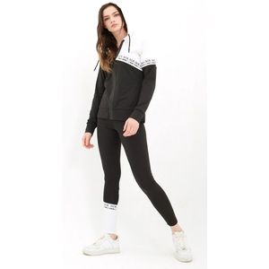 SCR. Dara - Winter Dames hoodie - Sweatvest Met Capuchon - Ideaal om in te sporten - Zwart - Maat XL